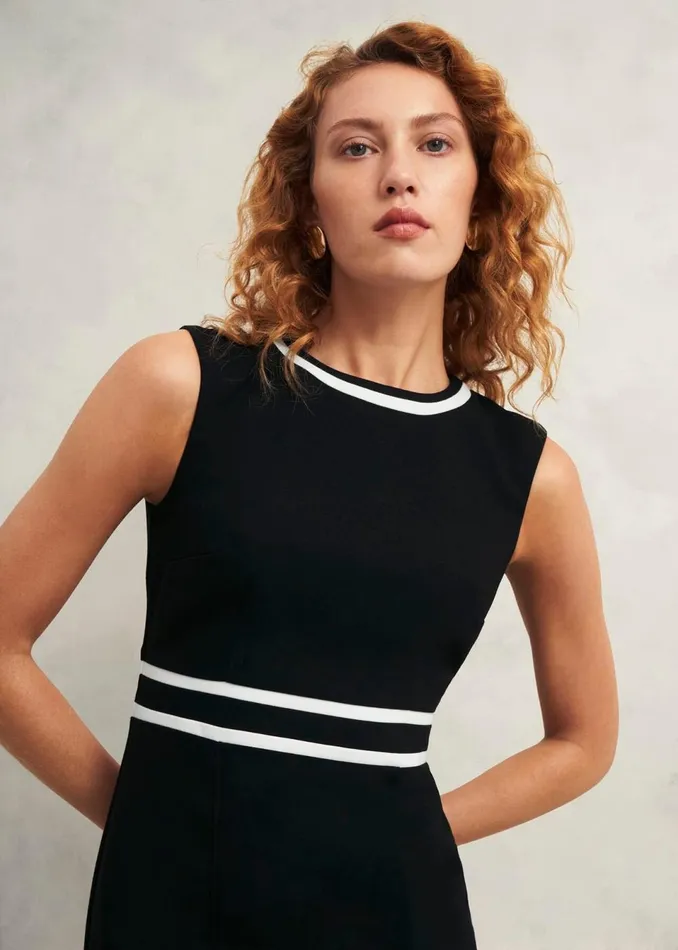 Women Dresses and Jumpsuits Hobbs Petite Nory Dress Black Ivory