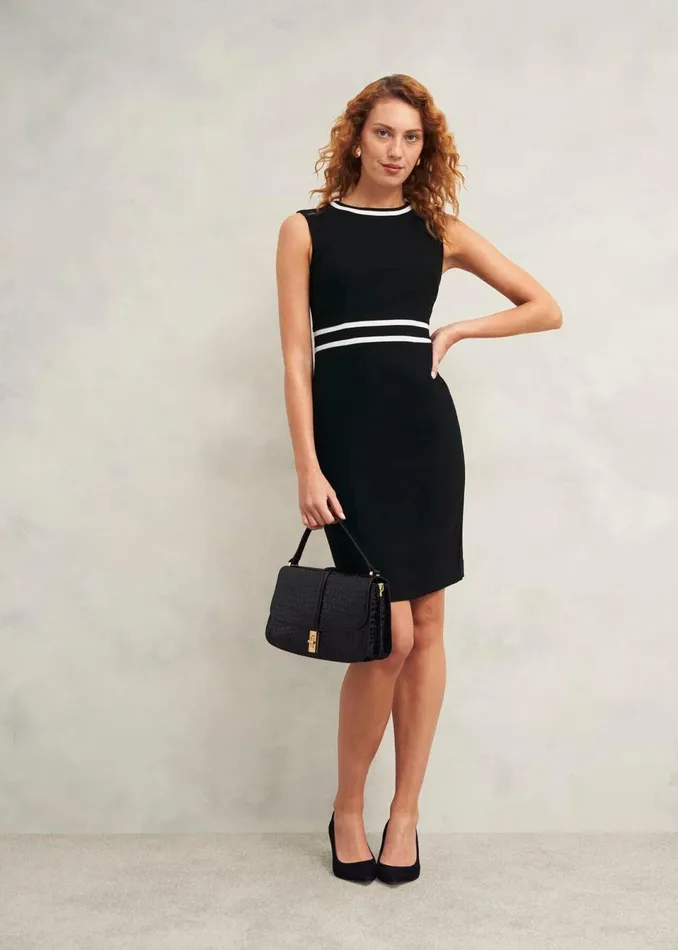 Women Dresses and Jumpsuits Hobbs Petite Nory Dress Black Ivory