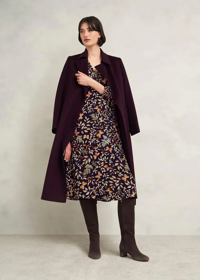 Women Dresses and Jumpsuits Hobbs Petite Zainah Dress Navy Multi
