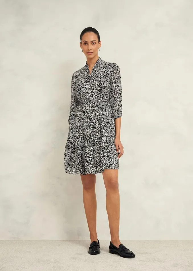 Women Dresses and Jumpsuits Hobbs Polly Dress Navy Cream