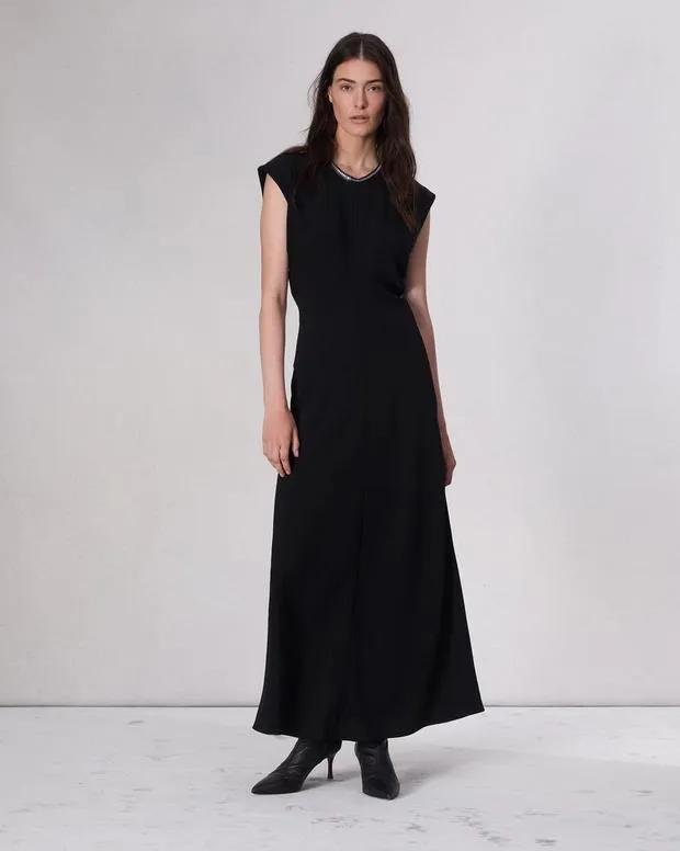 Women Dresses and Skirts Rag and Bone Marie Crepe Dress Black