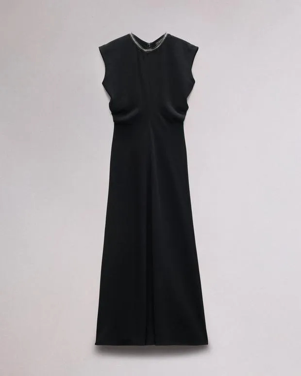 Women Dresses and Skirts Rag and Bone Marie Crepe Dress Black