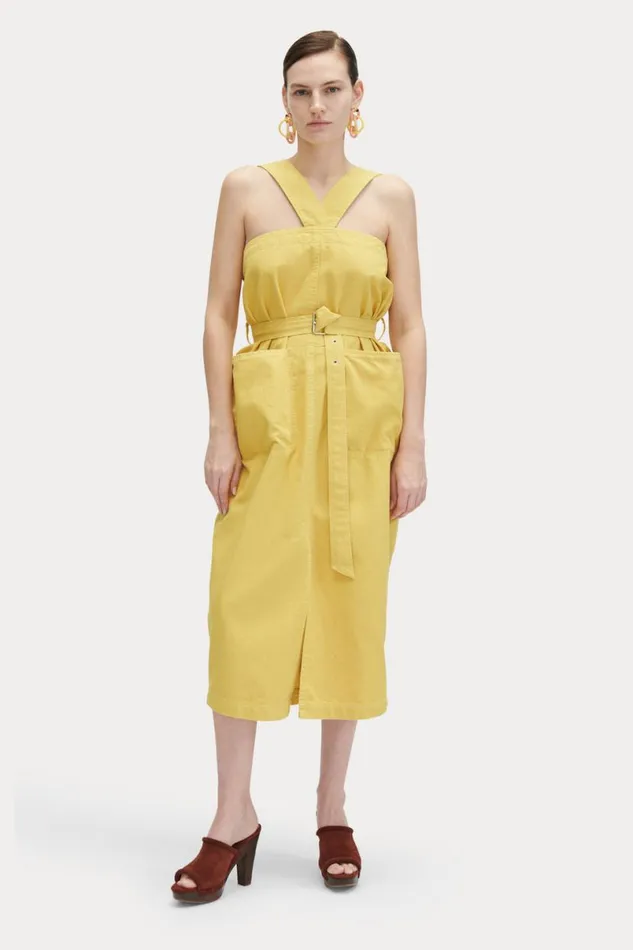 Women Dresses Rachel Comey Delanta Dress Citron