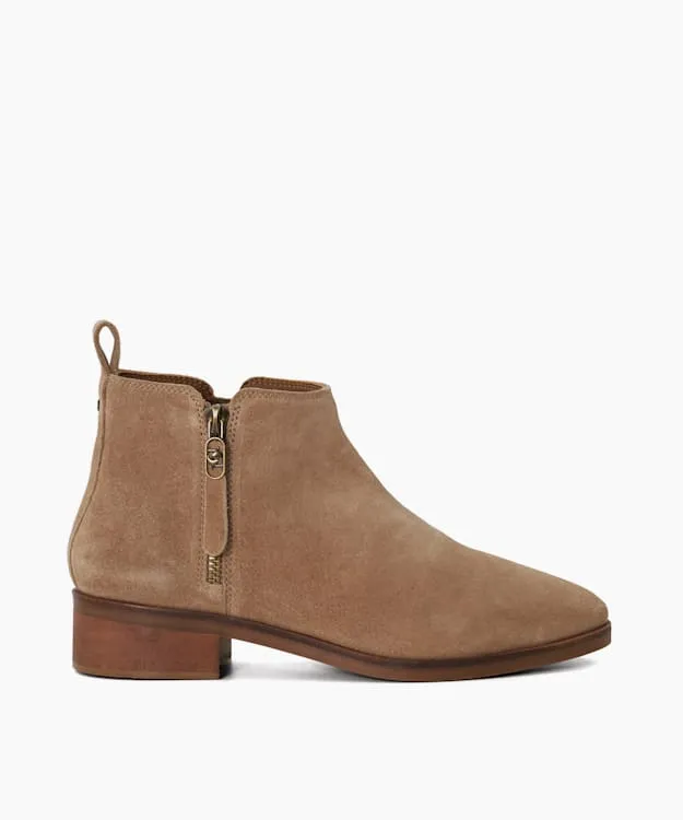 Women Dune London Ankle Boots Suede Ankle Boots Neutral