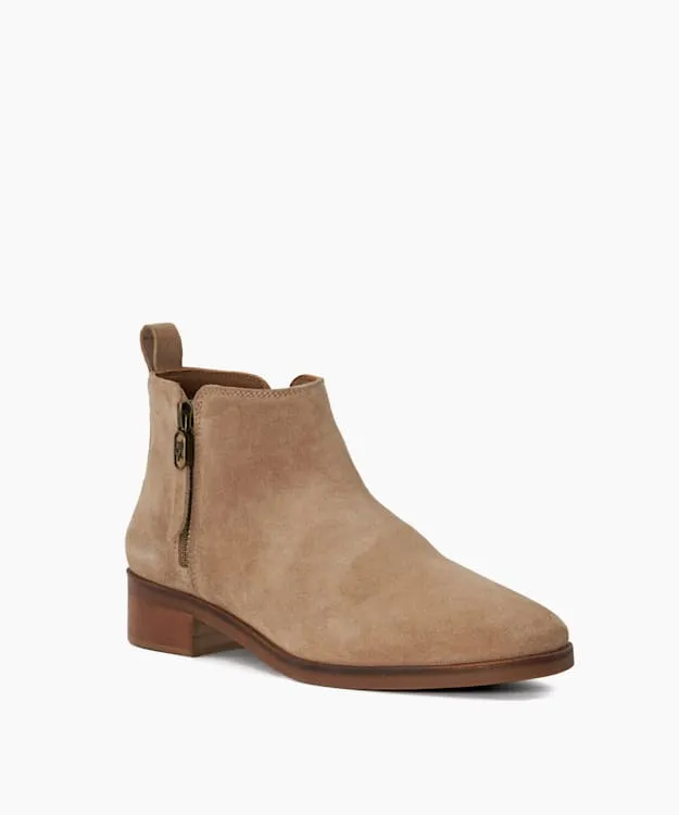 Women Dune London Ankle Boots Suede Ankle Boots Neutral