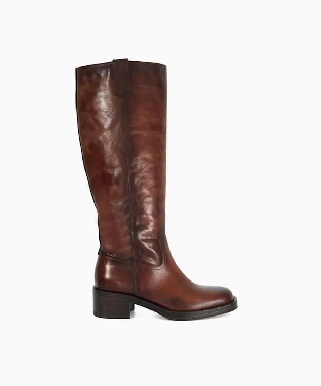 Women Dune London Knee High Boots Knee High Boots Brown