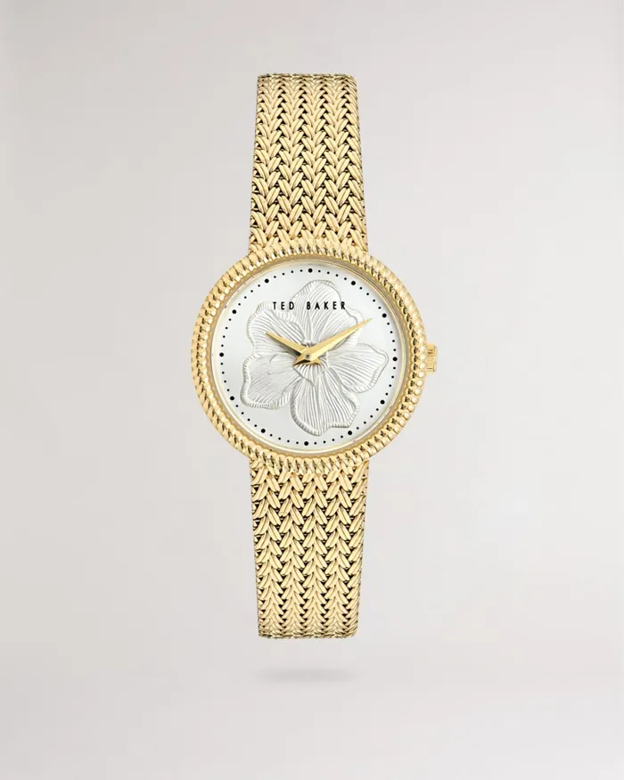 Women EMILYE 8211 Emily Flower Bracelet Watch Gold Colour Ted Baker Watches Women EMILYE 8211 Emily Flower Bracelet Watch Gold Colour Ted Baker Watches