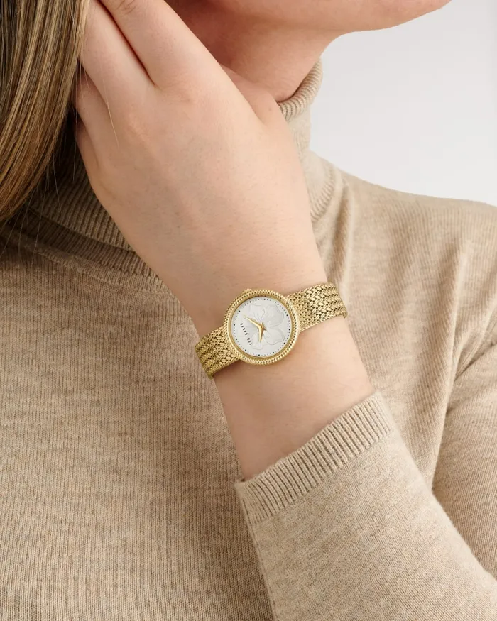 Women EMILYE 8211 Emily Flower Bracelet Watch Gold Colour Ted Baker Watches Women EMILYE 8211 Emily Flower Bracelet Watch Gold Colour Ted Baker Watches