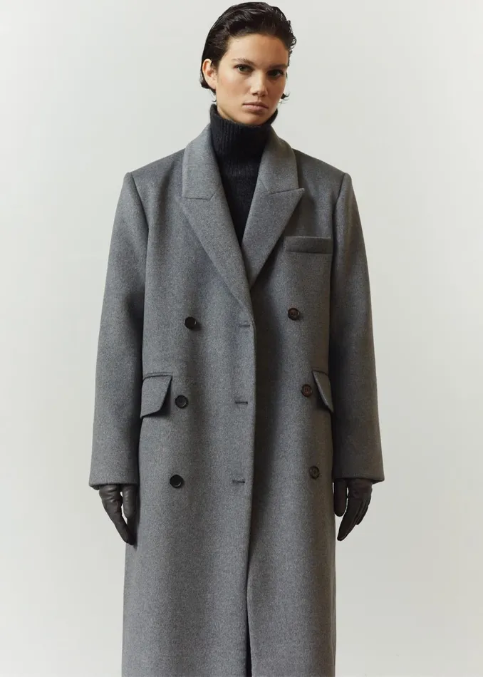 Women Eslov Coat 8211 Grey The Frankie Shop Outerwear