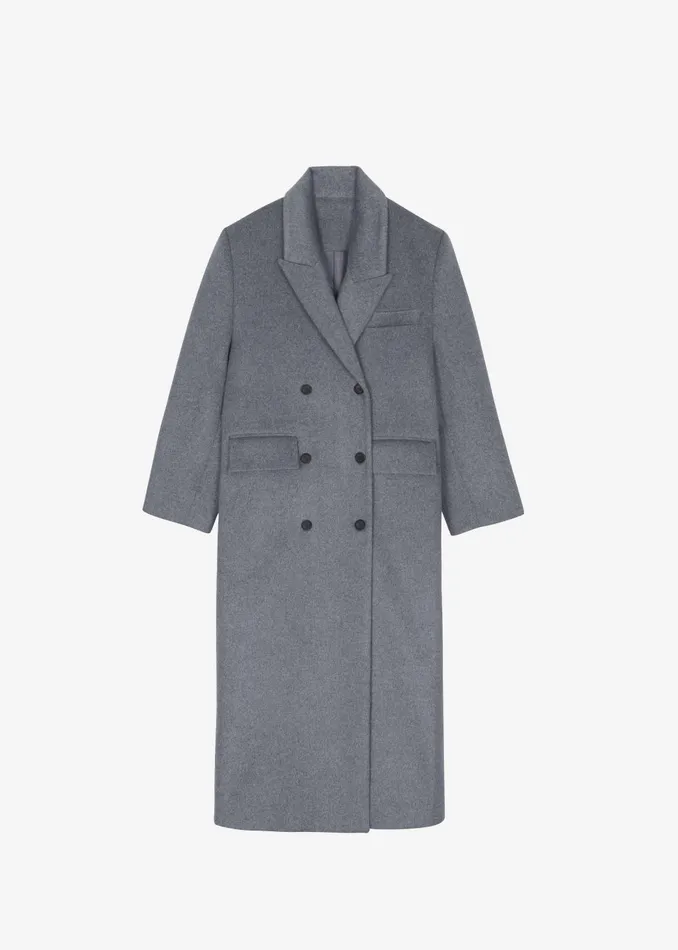 Women Eslov Coat 8211 Grey The Frankie Shop Outerwear