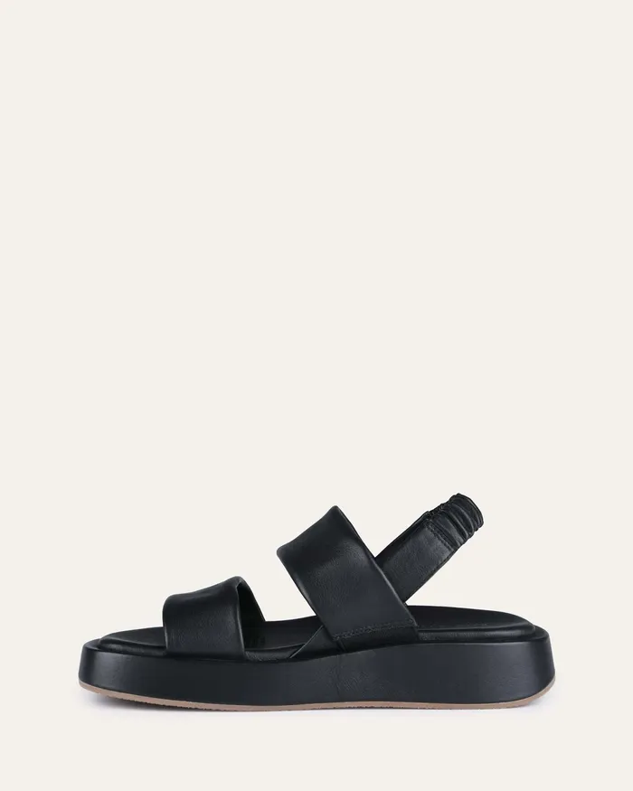 Women FLAT SANDALS jomercer Dana flat sandals black leather Women FLAT SANDALS jomercer Dana flat sandals black leather