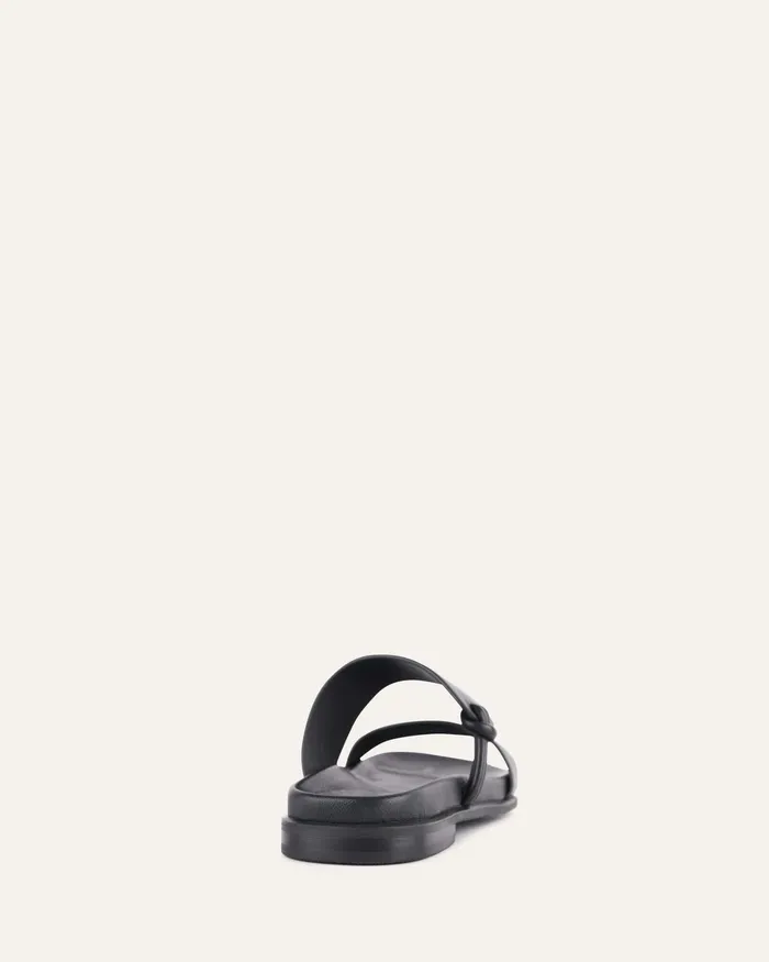 Women FLAT SANDALS jomercer Hayes flat sandals black leather