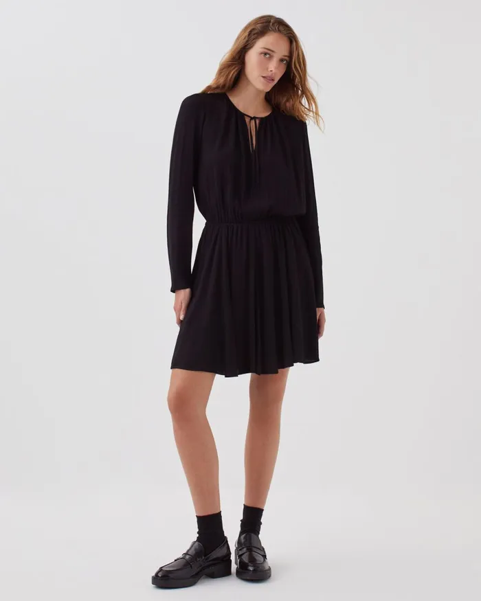 Women Floaty Mini Dress Black Beauty Comptoir Des Cotonniers Dresses and Jumpsuits
