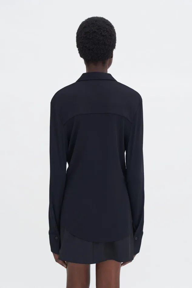 Women Fluid Jersey Shirt Black Filippa K Tops