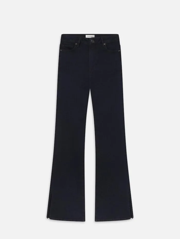 Women FRAME Bootcut Le Mini Boot Outseam Slit