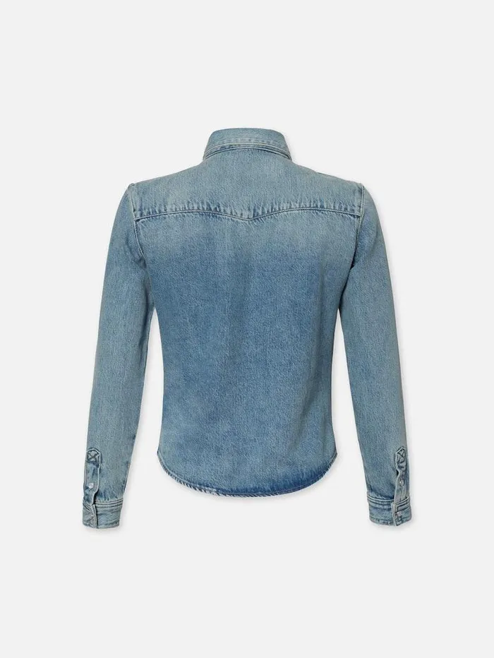 Women FRAME Denim Collections Fitted Heritage Shirt