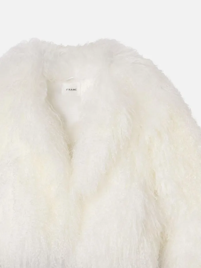 Women FRAME Jackets and Coats Shaggy Shearling Coat
