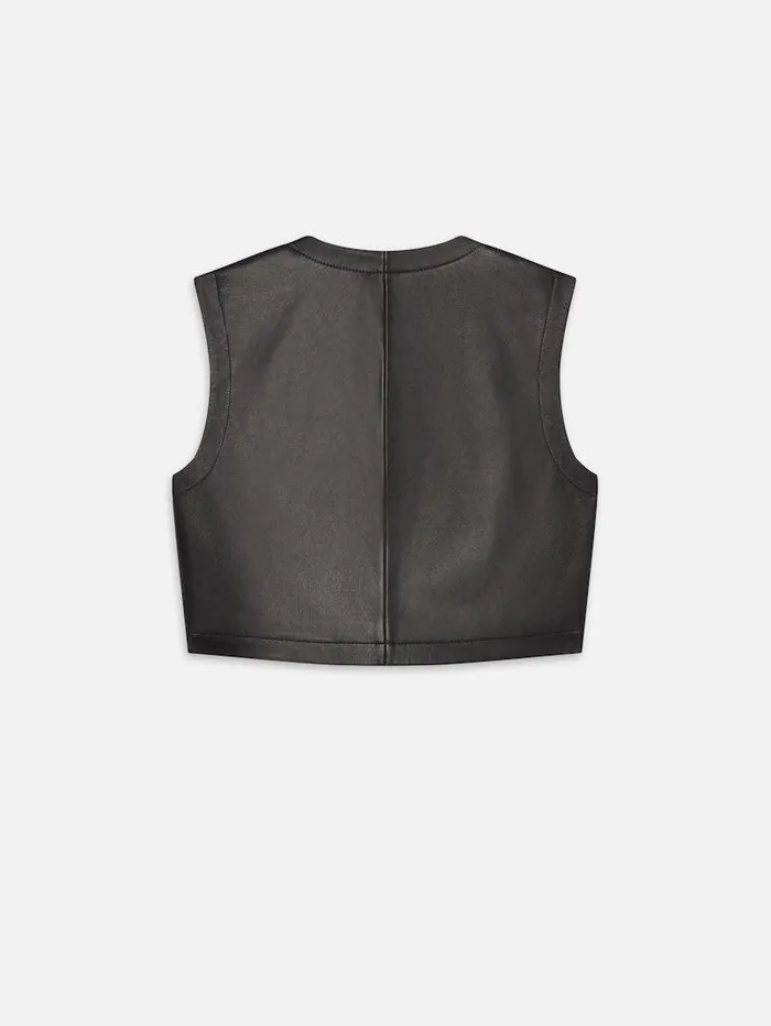 Women FRAME Leather and Suede The Leather Vest Women FRAME Leather and Suede The Leather Vest