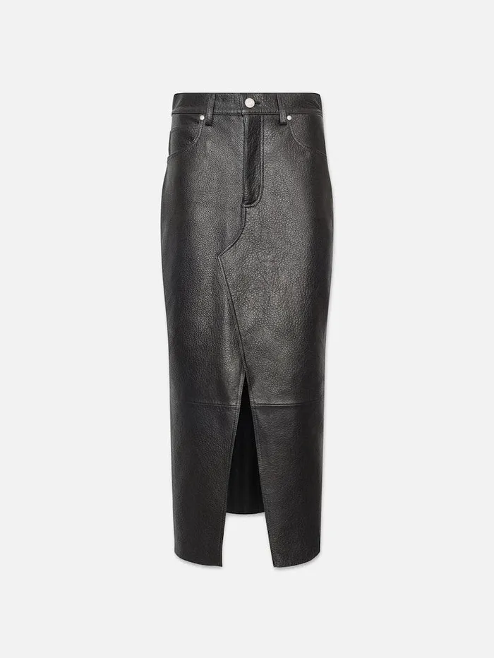 Women FRAME Skirts and Shorts The Leather Midaxi Skirt