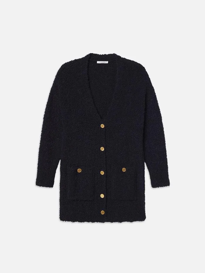 Women FRAME Sweaters Boyfriend Boucle Cardi
