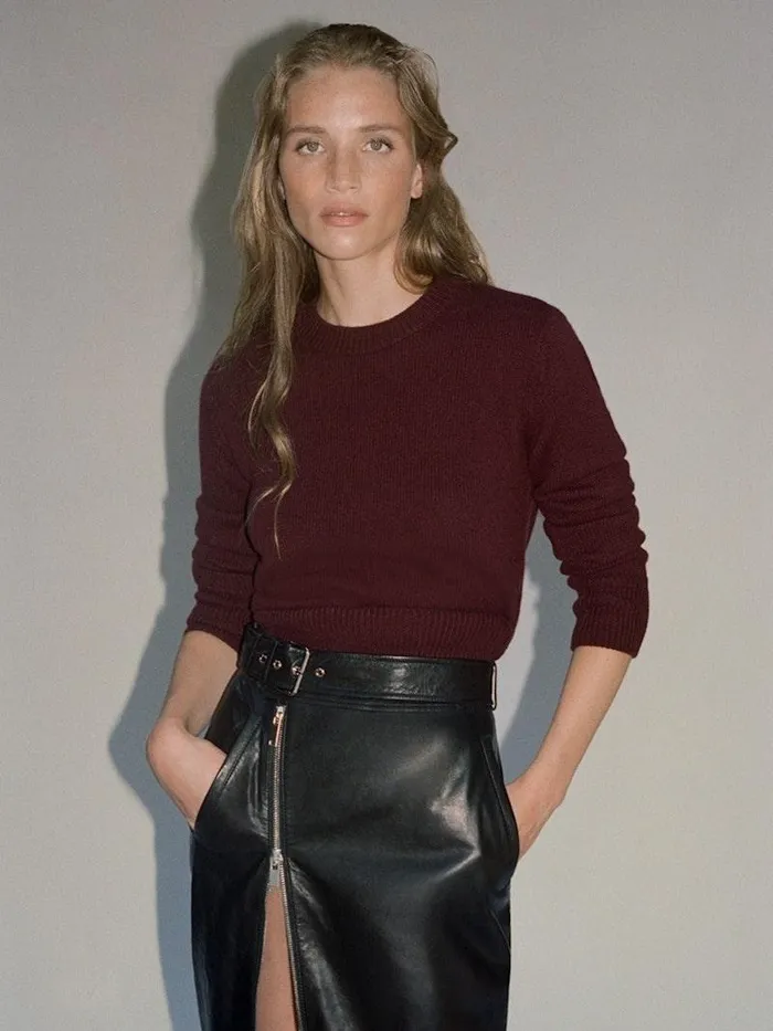 Women FRAME Sweaters Cashmere Clean Crew