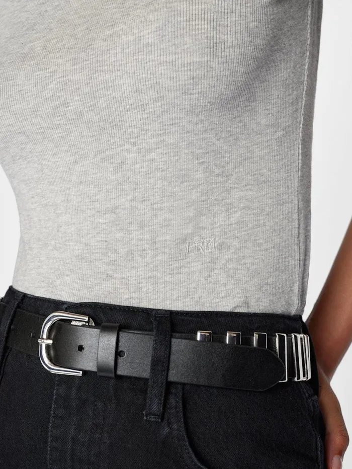 Women FRAME Tanks and Tees Refined Rib Mock Neck Women FRAME Tanks and Tees Refined Rib Mock Neck