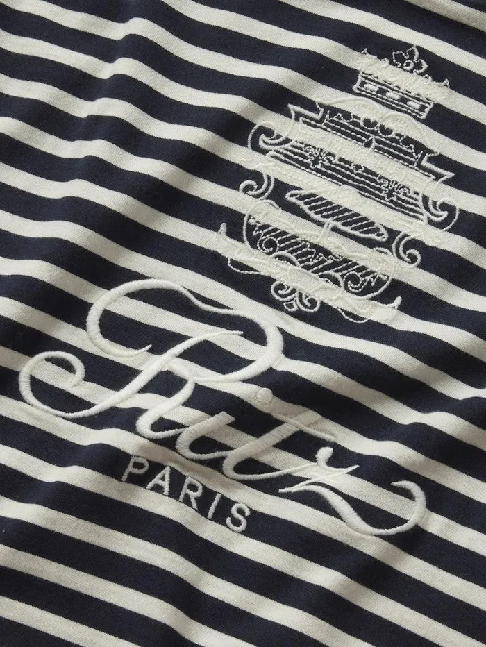 Women FRAME The Resort Edit Ritz Striped Baby Tee Women FRAME The Resort Edit Ritz Striped Baby Tee