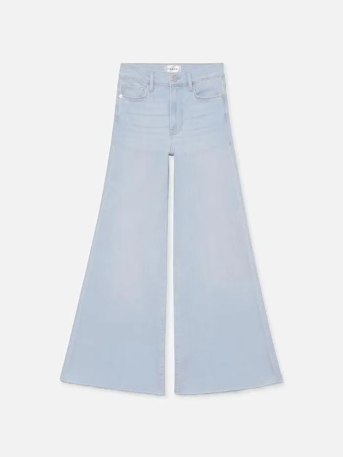 Women FRAME Wide Leg Le Palazzo Crop Raw After