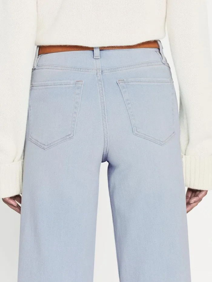 Women FRAME Wide Leg Le Palazzo Crop Raw After