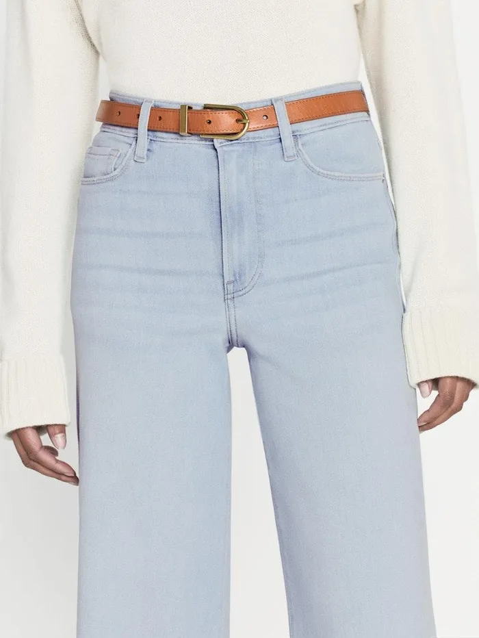 Women FRAME Wide Leg Le Palazzo Crop Raw After