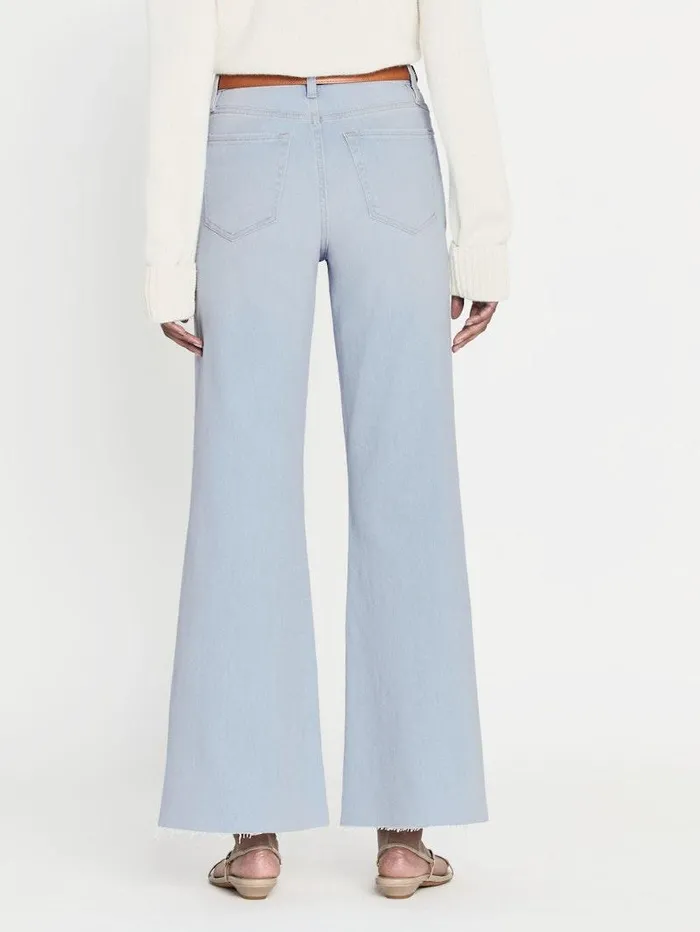 Women FRAME Wide Leg Le Palazzo Crop Raw After