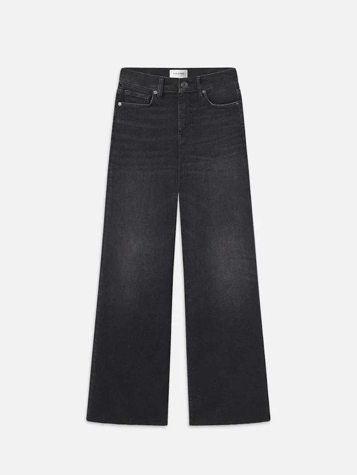 Women FRAME Wide Leg Le Slim Palazzo Raw Hem