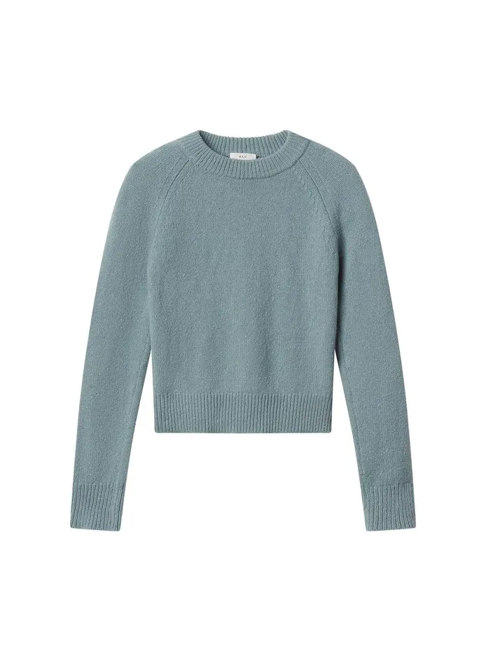 Women Frankie Wool Cashmere Crew Neck Sweater Zenith Blue ALC Knitwear