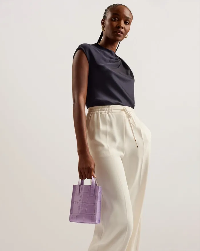 Women GATOCON 8211 Mini Croc Detail Icon Bag Lilac Ted Baker Crossbody Bags