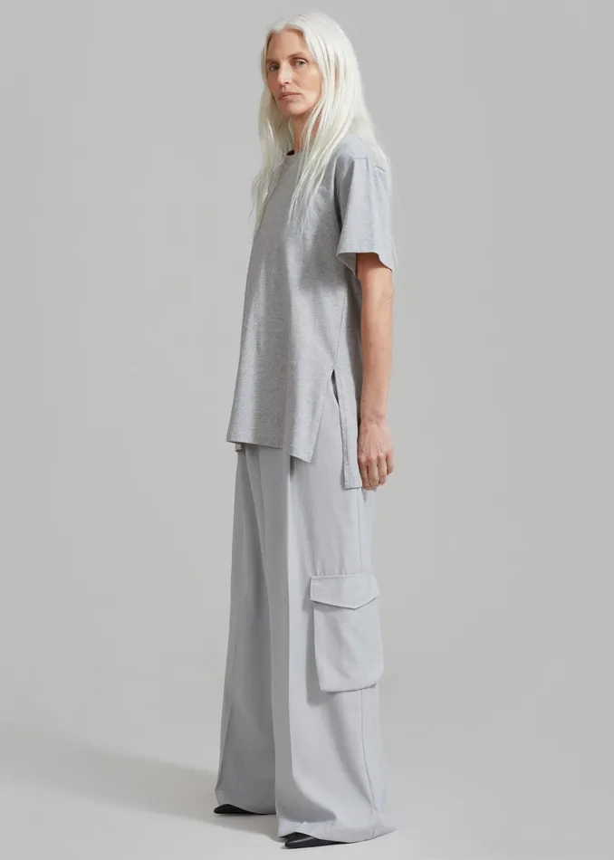 Women Gladys Cargo Pants 8211 Grey The Frankie Shop Bottoms