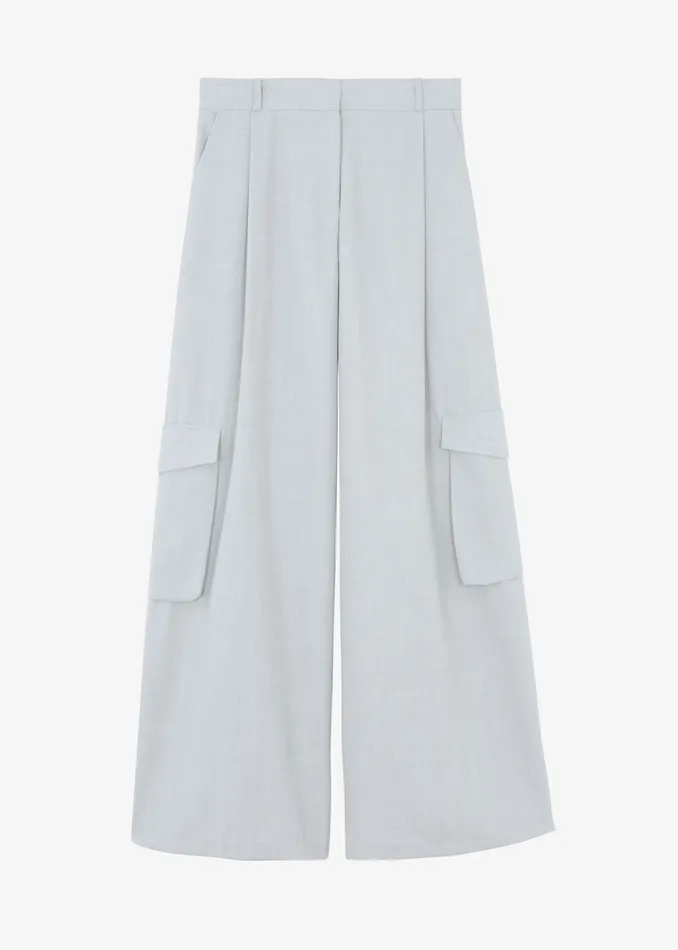 Women Gladys Cargo Pants 8211 Grey The Frankie Shop Bottoms