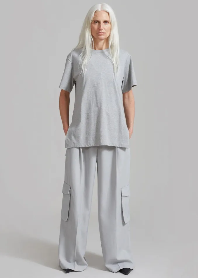 Women Gladys Cargo Pants 8211 Grey The Frankie Shop Bottoms