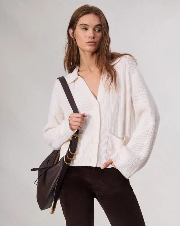 Women Handbags Rag and Bone Spire Mini Leather Hobo Dark Espresso