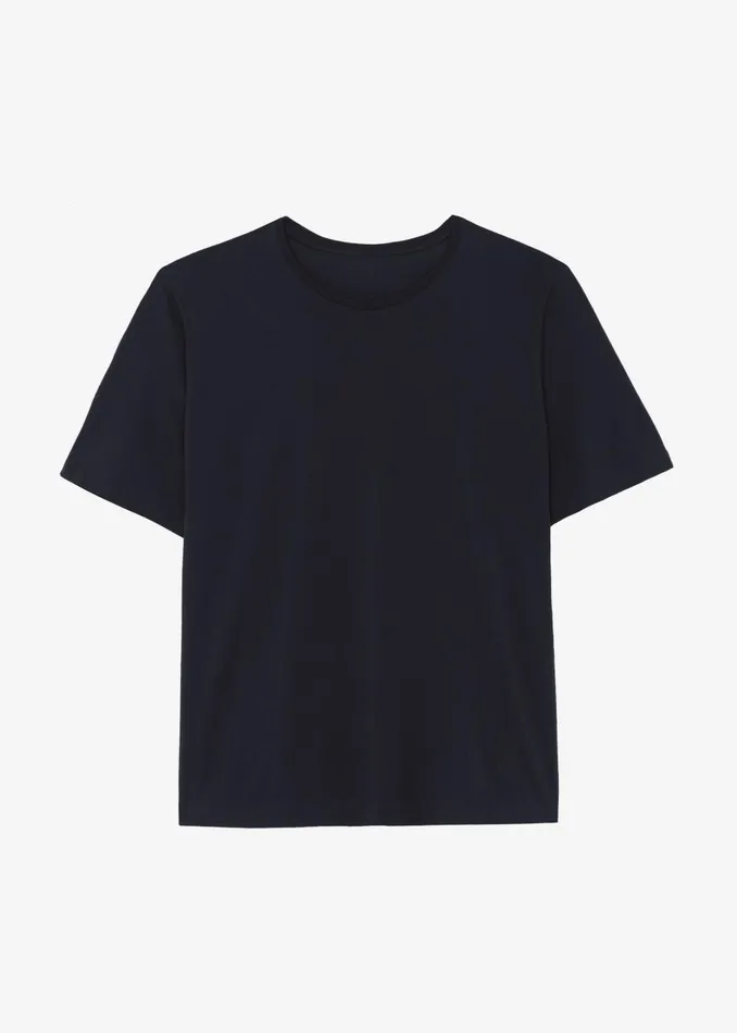 Women Harper Soft Organic TShirt 8211 Black The Frankie Shop Tops