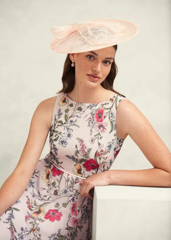 Women Hats Hobbs Ottilie Fascinator Pale Pink