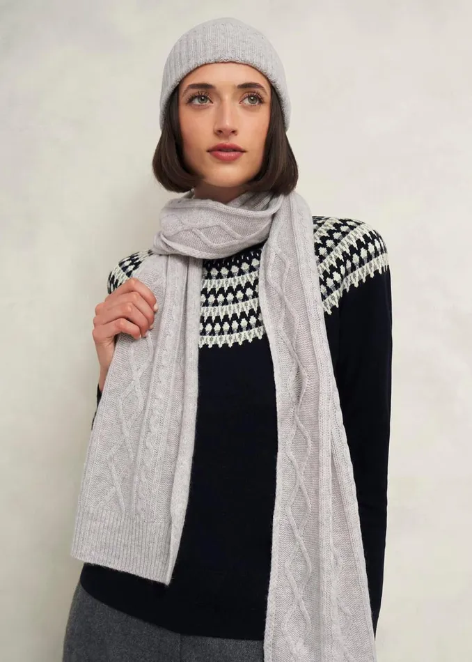 Women Hats Hobbs Steph Wool Hat Pale Grey