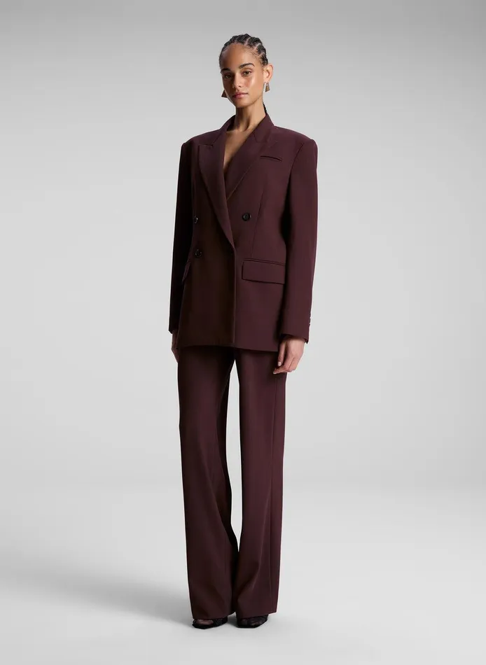 Women Hirsh Pant Chocolate Plum ALC Bottoms