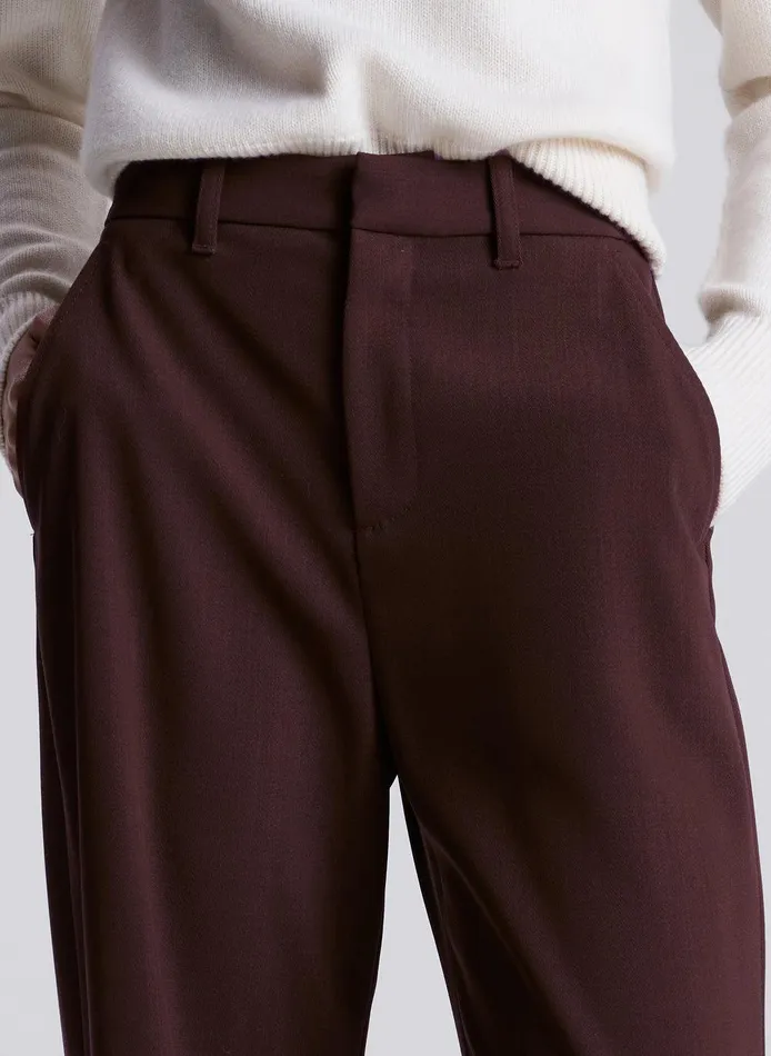 Women Hirsh Pant Chocolate Plum ALC Bottoms