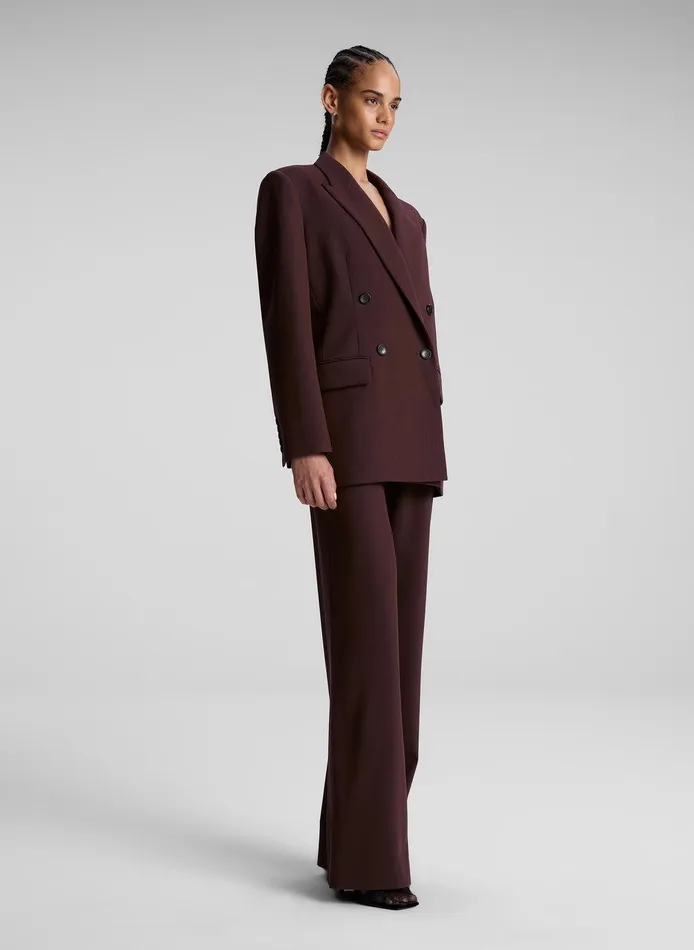 Women Hirsh Pant Chocolate Plum ALC Bottoms