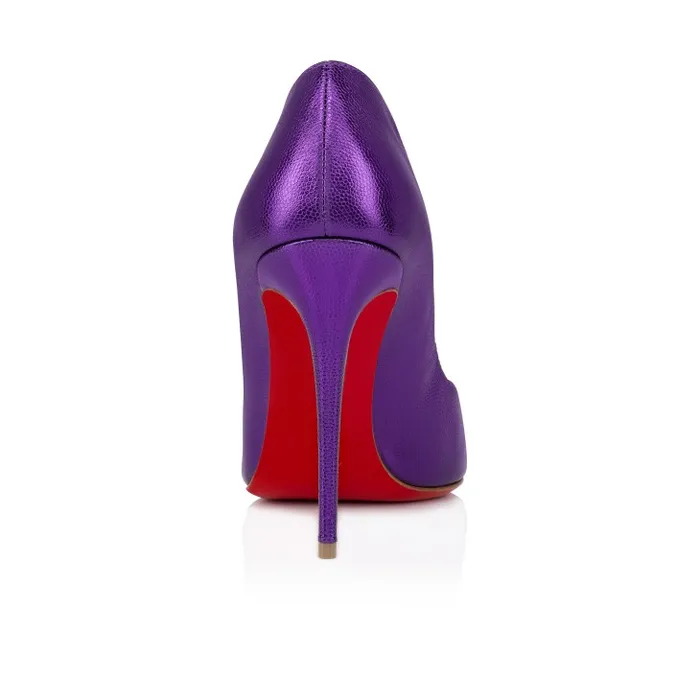 Women Hot Chick 100 Mm Pumps 8211 Nappa Leather 8211 Jacaranda Christian Louboutin Pumps