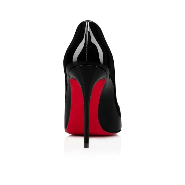 Women Hot Chick 100 Mm Pumps 8211 Patent Calf Leather 8211 Black Christian Louboutin Pumps