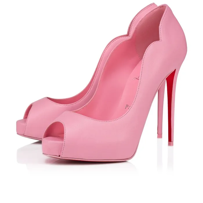 Women Hot Chick Alta 120 Mm Pumps 8211 Nappa Leather 8211 Calipso Christian Louboutin Platforms