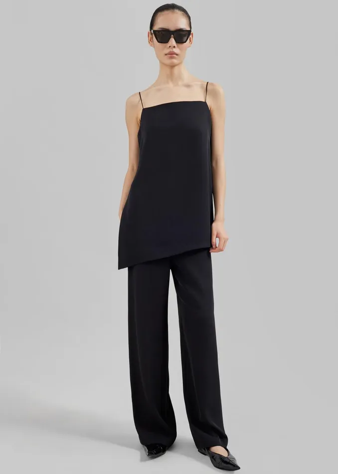 Women Imre Tank Top 8211 Black The Frankie Shop Tops