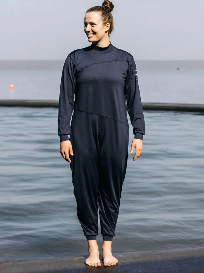 Women Into The Sea039 Seasuit Navy Finisterre Swimwear and Bikinis