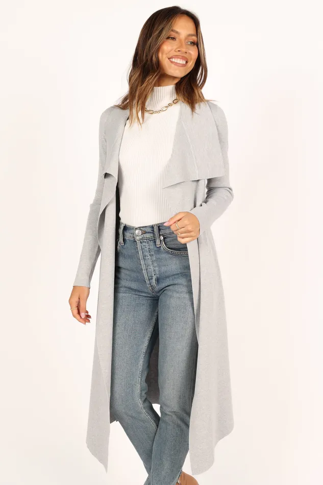 Women Jackets and Coats petalandpup Audrina Cardigan 8211 Grey Grey